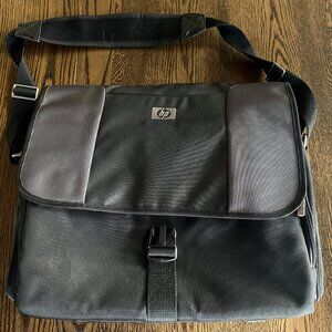HP Black/Gray Nylon Canvas Laptop Case